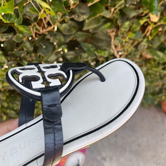 Tory Burch Metal Miller Calf leather Sandals - Picture 11 of 12